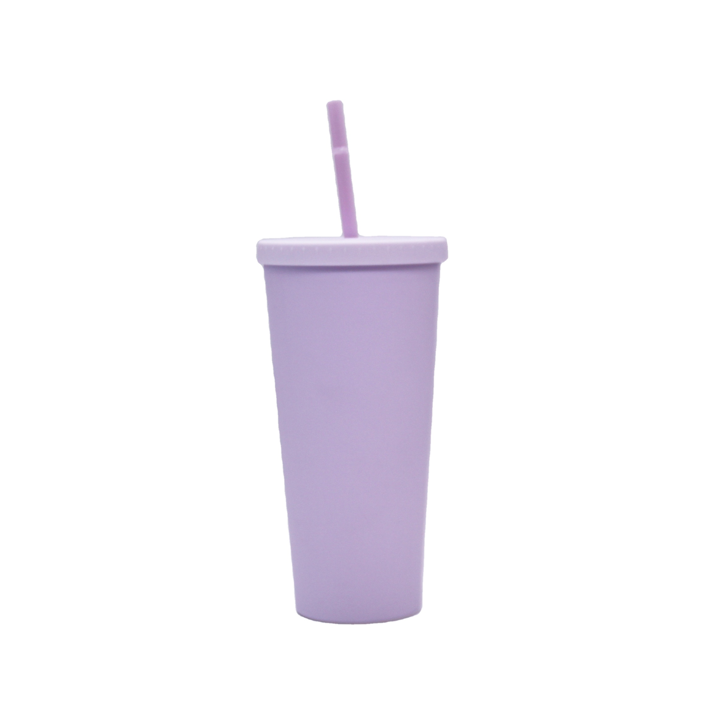 Pastel Colored Acrylic Cups With Lids And Straws Double Wall Matte Plastic Bulk Tumblers Assorted Plastic Tumbler Drinking Cup