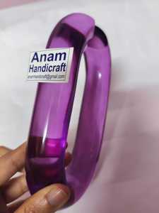 Anam Handicraft Modern Acrylic Round Handmade Functional Decorative Branding Hanging Wall Art Vertical Pattern Curve Technique - Product Image 2