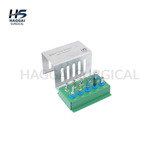 Kit de forets dentaires en acier inoxydable avec bloc de rangement gratuit, ensemble de forets pour implants, scie manuelle, instrument passivé à la rouille, certifié CE - Product Image 6