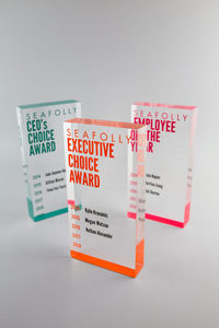 Élevez votre cérémonie de reconnaissance avec un trophée acrylique personnalisé gravé au laser Célébrez les réalisations Moments chéris - Product Image 5