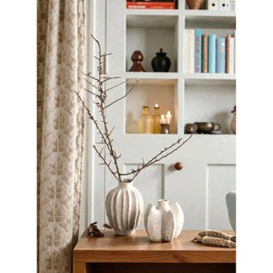 Wholesale Modern <b>Ceramic</b> <b>Vase</b> Matte White Tabletop Decor 8-16 Inches Exquisite Durable Flower Holder - Product Image 4