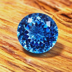 Piedra Preciosa de Topacio Azul Natural, Piedra Suelta con Certificado IGI, Ligera, para la Elaboración de Joyas, Anillos y Colgantes - Product Image 5