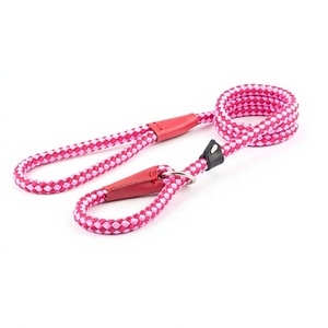 Customizable Nylon <b>Dog</b> Leashes & <b>Collar</b> with Solid Pattern PVC and Leather Material Personalized Size and Color - Product Image 1