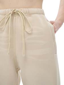 Joggers de qualité supérieure résistants au soleil, 100 % coton, délavés à l'acide, coupe oversize – Fournisseur de pantalons de survêtement de haute qualité, fabrication OEM & ODM - Product Image 4