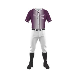 Fabricant professionnel d'uniformes de baseball, maillots et pantalons d'équipe personnalisés sublimés, fourniture directe d'usine - Product Image 2