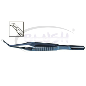 Pinces de Capsulorhexis à Action Croisée, Angulées, en Titane, pour Chirurgie Ophthalmique de la Cataracte, Instrument de Capsulotomie par Blush Surgical - Product Image 3