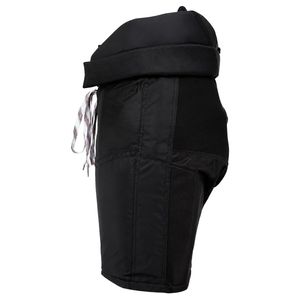 Shorts de hockey sur glace rembourrés bleu roi pour hommes, 100 % polyester, sportifs, unis, respirants, imperméables, taille élastique, longueur genou, protecteurs - Product Image 3