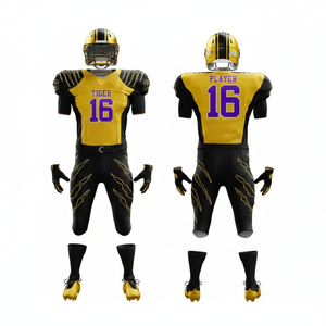 Uniformes de fútbol americano transpirables, estampados, con MOQ bajo, para adultos - Product Image 3