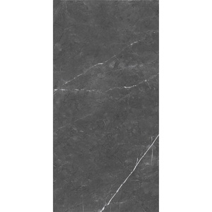 Carreaux de sol en céramique anthracite premium 800x1600 résistants à l'usure, revêtement mural intérieur émaillé - Product Image 3