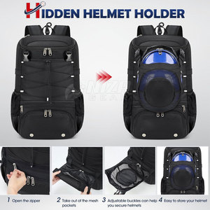 Large Capacity Latest Design Casual Baseball <b>Backpacks</b> Eco-friendly Breathable Nylon Polyester Lining Washable <b>Cheap</b> Price - Product Image 2