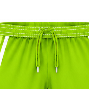 Neon Green <b>White</b> Rugby <b>Shorts</b> Team Uniform Breathable Lightweight Custom Training Sportswear Athletic Performance <b>Shorts</b> - Product Image 5