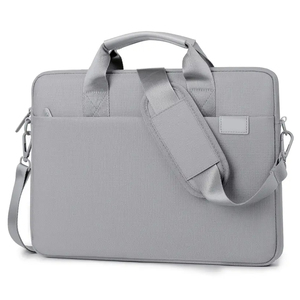 Sacoche d'affaires durable bicolore pour ordinateur portable avec fermeture éclair, poche avant et plusieurs compartiments – Service OEM/ODM, prix de gros - Product Image 1