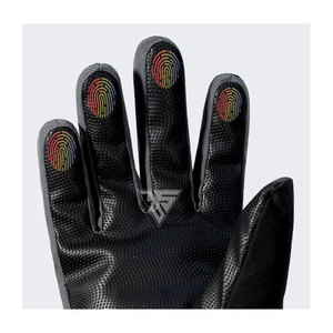Gants de ski d'hiver pour hommes en polyester imperméable/cuir véritable avec doublure en fourrure, compatibles avec les écrans tactiles, chauds, pour le cyclisme et l'usage quotidien - Product Image 5