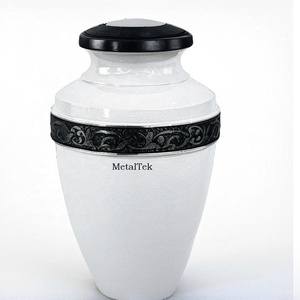 Urnes de crémation pour cendres humaines Couleurs personnalisées Urnes funéraires pour adultes de style américain Pot en métal Souvenir pour cendres Prix de gros - Product Image 4