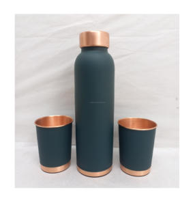 Elegant Antique Luxury Copper Water <b>Bottle</b> Custom Size for Drinking & Boiling Water Eco-Friendly Dishwasher Safe with Lid - Product Image 4