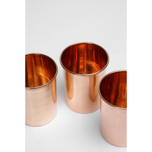 Pure Copper Tumbler Handcrafted Copper Cups for Drinking Water 100% Solid Copper Ayurvedic Health Drinkware Glasses Wholesale - Product Image 2