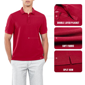 Chemises Polo de Golf pour Hommes, Séchage Rapide, Coupe Slim, Polyester, Logo Personnalisé, Impression Numérique, Tissu Tricoté de Haute Qualité, Chemises Polo pour Hommes - Product Image 6