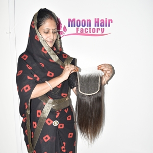 Pida en Línea Ahora Cabello Humano 100% HD con Cierre de la Mejor Calidad 6*6, Cabello Liso, Suave, Brillante y Duradero, con Puntas Gruesas para Mujeres - Product Image 6