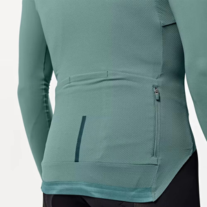 Maillot de cyclisme personnalisé léger, anti-UV, anti-bactérien, à manches courtes, respirant, séchage rapide, en Spandex/Polyester pour hommes et femmes - Product Image 3