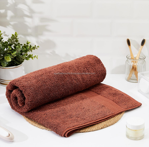 Serviette de bain d'hôtel de luxe 800 GSM en coton antibactérien, étiquette privée personnalisée - Product Image 3