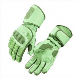 Guantes de Motocicleta Retro de Medio Dedo, Transpirables para Verano, Guantes sin Dedos para Mujer, Antideslizantes con Carcasa de PVC - Product Image 2