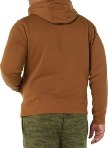 Sudadera con Capucha al por Mayor para Hombre, Sudadera Informal de Color Sólido, Sudadera con Capucha para Hombre, Transpirable, Corte Regular, Otoño, Marrón - Product Image 6
