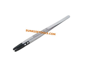 Pince à bijoux en acier inoxydable SUNTOOLS/STIPL, pointe conique en plastique pour la pose de bijoux DIY - Product Image 2