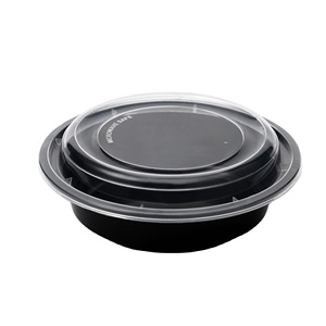 กล่องบรรจุอาหารกันรั่วซึมแบบฉีด PP ขนาด16ออนซ์470มล. สำหรับกลับบ้านพิซซ่าแฮมเบอร์เกอร์แซนวิชเค้กซูชิมันฝรั่งทอด - Product Image 1