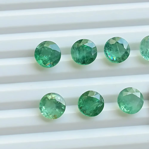 Pierre précieuse de cyanite verte, cyanite naturelle, pierre ronde taillée, pierre précieuse en vrac pour la fabrication de bijoux - Product Image 3