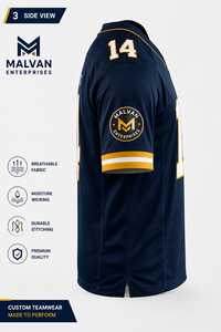 Camiseta de Fútbol Americano Personalizada de Alta Calidad, Transpirable, que Absorbe la Humedad, Uniforme Deportivo para Equipo, Camiseta de Juego de Alto Rendimiento para Hombre - Product Image 4