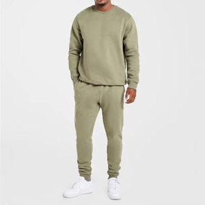 Sweat-shirt à col rond pour homme, coupe classique, en molleton, personnalisable avec logo, manches longues, couleur unie, tricoté, à prix bas, vente en gros - Product Image 5