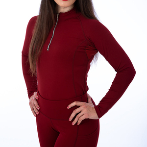 Camisa de Competición Ecuestre para Mujer, Transpirable, Elástica, Camiseta Interior para Montar a Caballo, Fabricante OEM de Marca Privada - Product Image 3