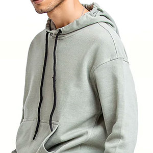 Sudadera con Capucha de Forro Polar para Hombre, Mezcla de Poliéster/Algodón, Secado Rápido, Transpirable, Logotipo Frontal Personalizable, Impresión OEM - Product Image 6