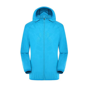 <b>Raincoat</b> <b>Men</b> Women Ultra Thin Hooded Lightweight Quick Dry Windbreaker Blue Orange Pink Black Wine - Product Image 5