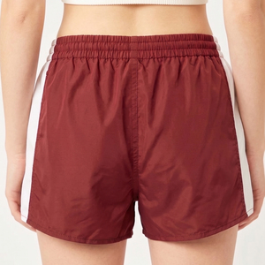 Shorts coupe-vent pour femme / Shorts coupe-vent streetwear 100 % nylon pour femme, taille mi-haute - Product Image 2