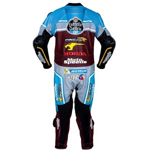 ชุดหนังสำหรับขี่มอเตอร์ไซค์ Jack Miller Racing หนังวัว/หนังจิงโจ้ 1 ชิ้น สำหรับขี่มอเตอร์ไซค์/ขี่วิบาก/จั๊มสูทสำหรับนักขี่มอเตอร์ไซค์/ชุดนักขี่มอเตอร์ไซค์ ระดับเกราะป้องกัน 2 - Product Image 2