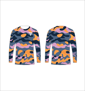 เสื้อยืดแขนยาวลายพรางสีกากีสำหรับผู้ชาย ลายทะเลทราย คอกลม เสื้อยืดลำลอง สตรีทแวร์ เสื้อออกกำลังกาย เสื้อผ้าสำหรับออกกำลังกาย - Product Image 3