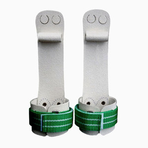 Poignées de gymnastique et d'haltérophilie professionnelles en cuir de vachette, légères, antidérapantes, à 2/3 doigts, avec fermeture à boucle, pour la protection lors des tractions - Product Image 6