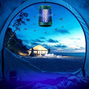 Rechargeable <b>UV</b> <b>Light</b> Electric Mosquito Killer Lamp Bug Zapper Night <b>Light</b> Strap 10594 Cubic Feet Range Maximum Mosquito Catcher - Product Image 5
