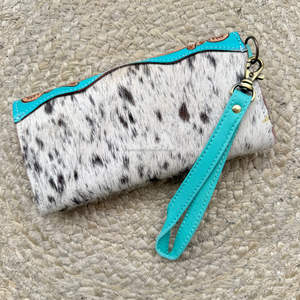 Elegante Cartera de Mano de Cuero Vacuno Hecha a Mano para Mujer, Tarjetero, Monedero, Diseño de Diseñador, Regalos Promocionales Empresariales - Product Image 5