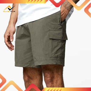 กางเกงขาสั้นคาร์โก้ผ้าทอสำหรับผู้ชายยิมคิง |   กางเกงขาสั้นออกกำลังกายและสตรีทแวร์น้ำหนักเบา ระบายอากาศได้ดี - Product Image 3