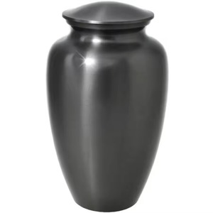 Best Quality and Extra Durable Aluminum Metal Funeral Urn Handcrafted Ash <b>Storage</b> for Adults Accessible at Reasonable Price - Product Image 1