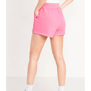 Pantalones Cortos Deportivos de Algodón y Felpa 100% Personalizados al por Mayor, con Lavado Ácido, para Gimnasio, Entrenamiento y Running, Ajuste Holgado Informal - Product Image 6