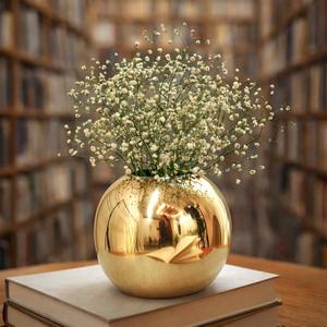 Florero de Metal de Diseño para Decoración de Mesa, Accesorio de Lujo para el Hogar, Ideal para Eventos y Hoteles - Product Image 1