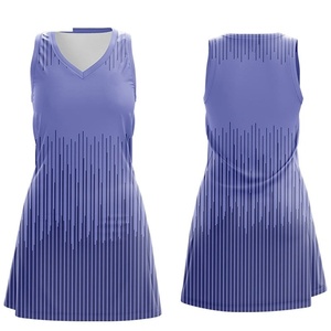 Vestido de Tenis para Mujer, Color Verde Sólido, 100% Poliéster, Estampado Digital, Sin Mangas, Cuello en V, Absorbe la Humedad, Transpirable, Corte Regular, Deportivo - Product Image 4