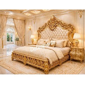 Modern Handcarved Durable Bedroom Furniture Home USA Hot Sale Teak Wood <b>Bed</b> Set Storage Extendable Customizable Sizes Factory - Product Image 4