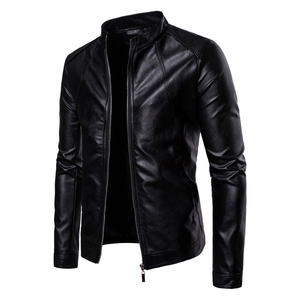 Vestes en cuir de mode de qualité supérieure Veste en cuir véritable décontractée courte et mince Vestes en cuir respirantes pour hommes sexy à la mode - Product Image 6