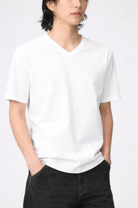 Camiseta Casual de Cuello Redondo para Hombre, 100% Algodón, Talla Grande, Manga Corta, Ecológica, Transpirable, Anti-Pilling, 220g, Alta Calidad - Product Image 3