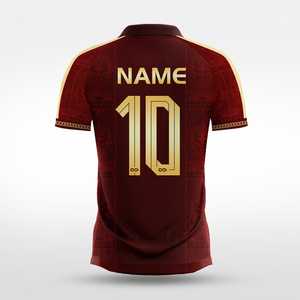 Maillot de football à col en V, manches courtes, sublimé, tenue professionnelle pour club et académie, tissu premium confortable - Product Image 4