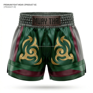 Wholesale Muay Thai Shorts Top Selling <b>Mens</b> Fighting Shorts Custom Satin Blank Muay Thai Boxing <b>Trunks</b> - Product Image 3